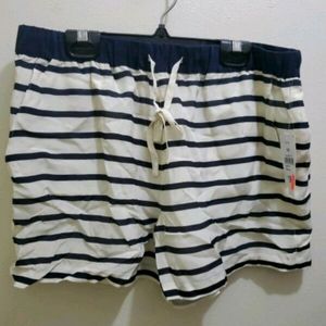 🆕 JOE FRESH  - NWT SILK STRIPPED SHORTS